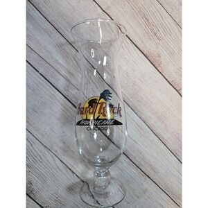 Hard Rock Cafe Hurricane Glass Chicago Collectible Drinkware Windy City